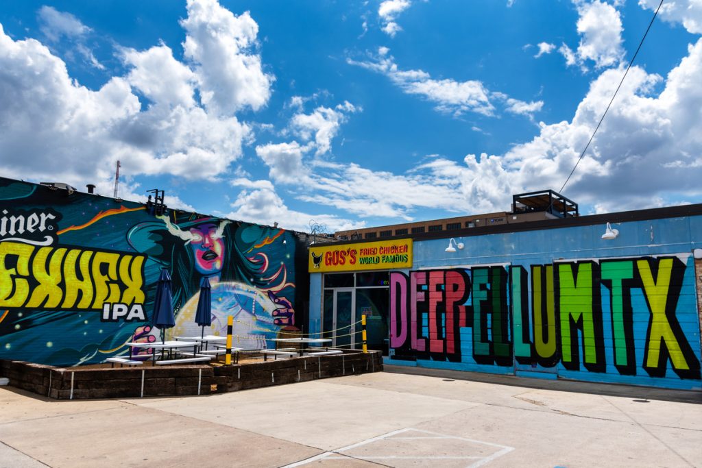 Deep Ellum District of Dallas, TX
